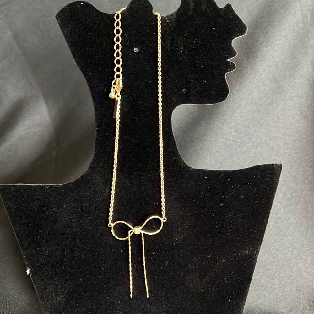 I-N-C bow choker necklace